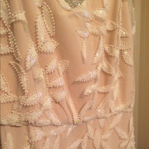 the savannah beige sequin sleeveless maxi dress